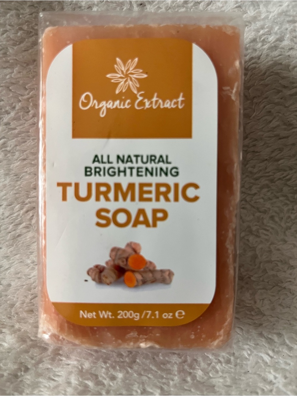 Turmeric Soap - Orange Brightening Bar
